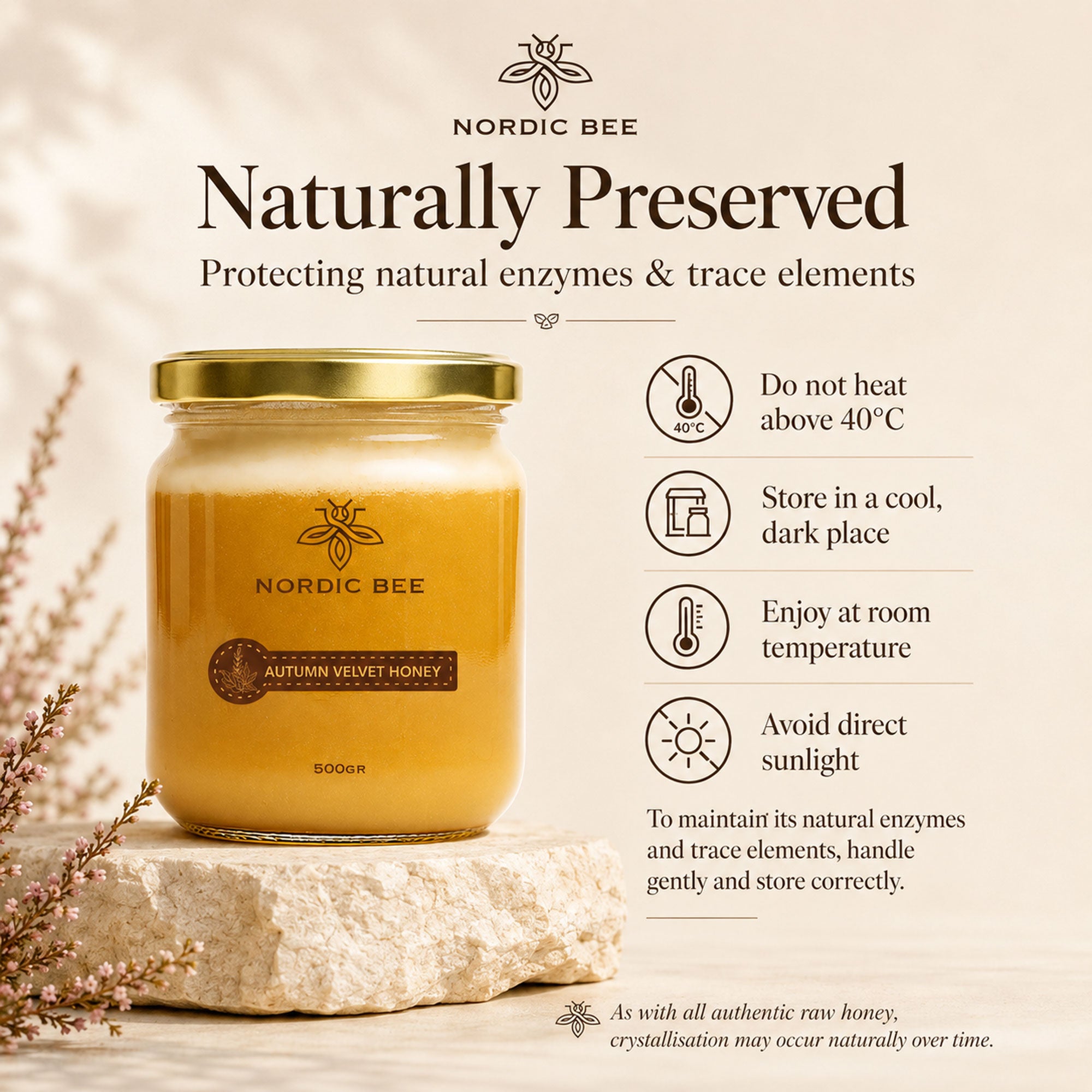 Autumn Velvet Honey 500 gram