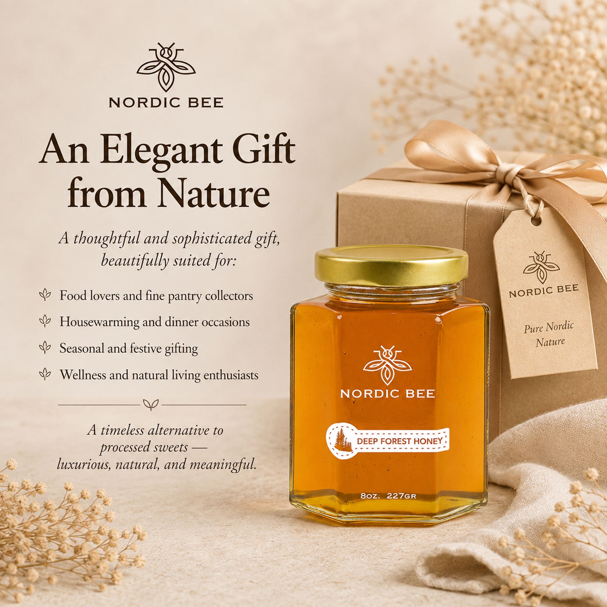 Deep Forest Honey 8oz 227gr