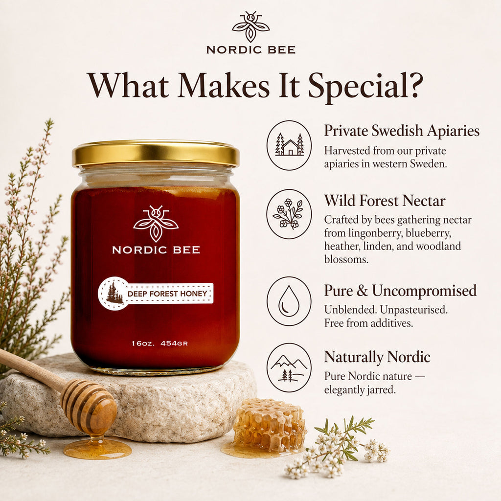 Deep Forest Honey 16oz 454gr