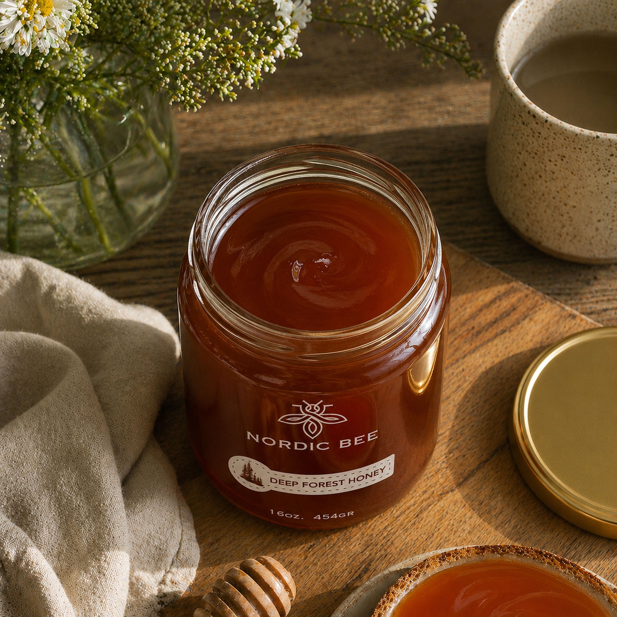 Deep Forest Honey 16oz 454gr