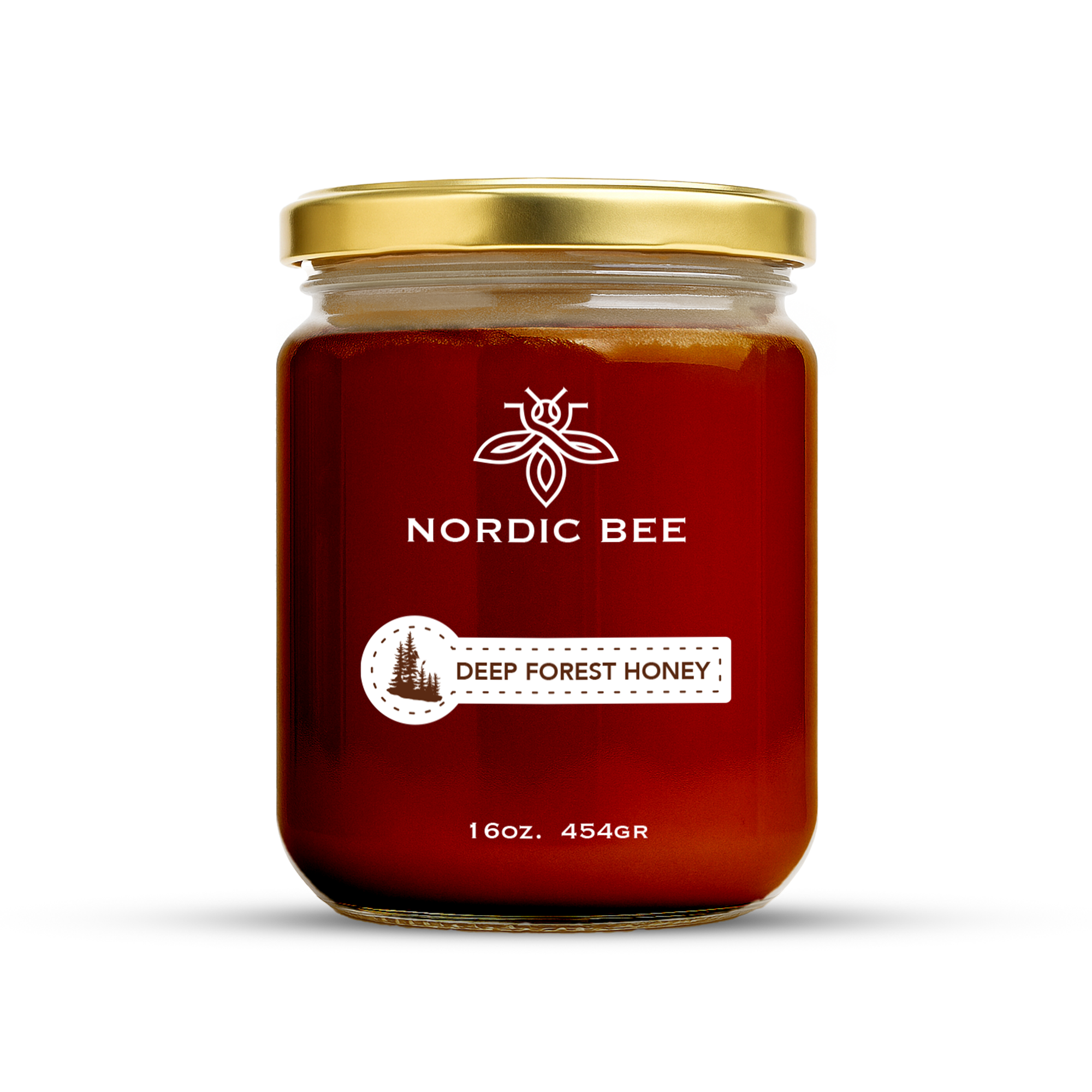 Deep Forest Honey 16oz 454gr