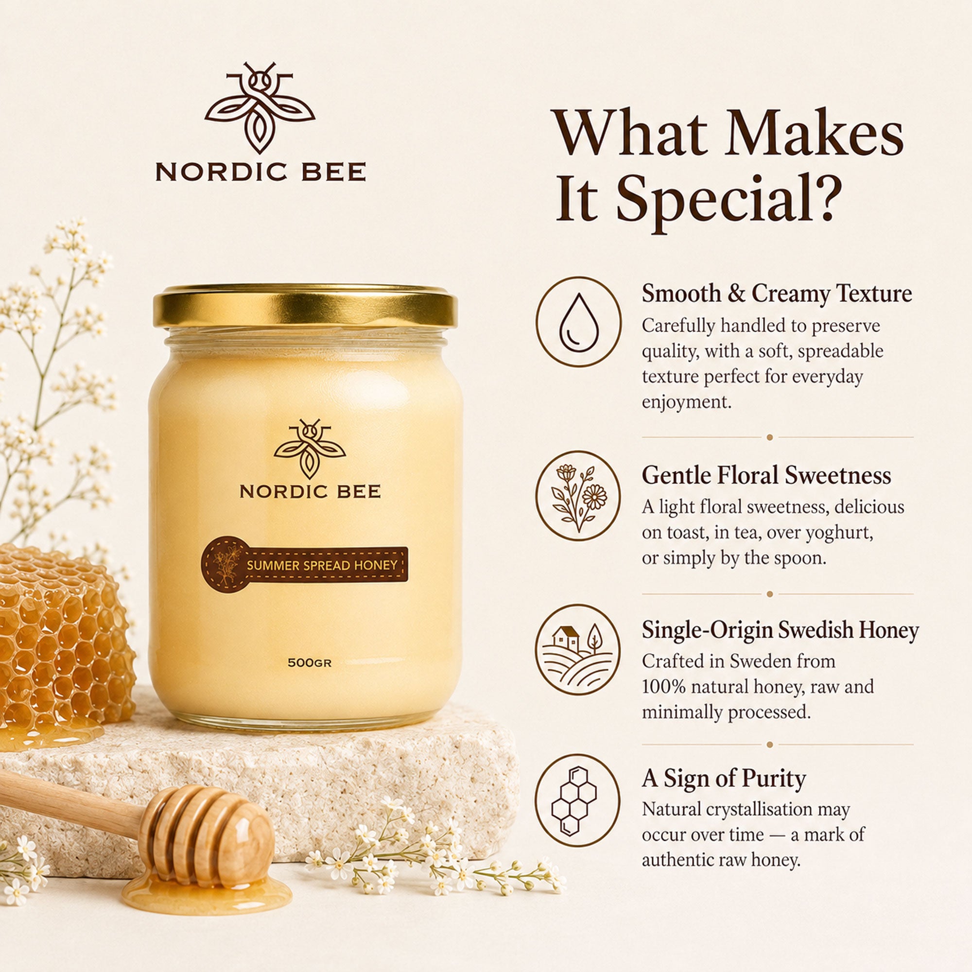Summer Spread Honey 500 gram